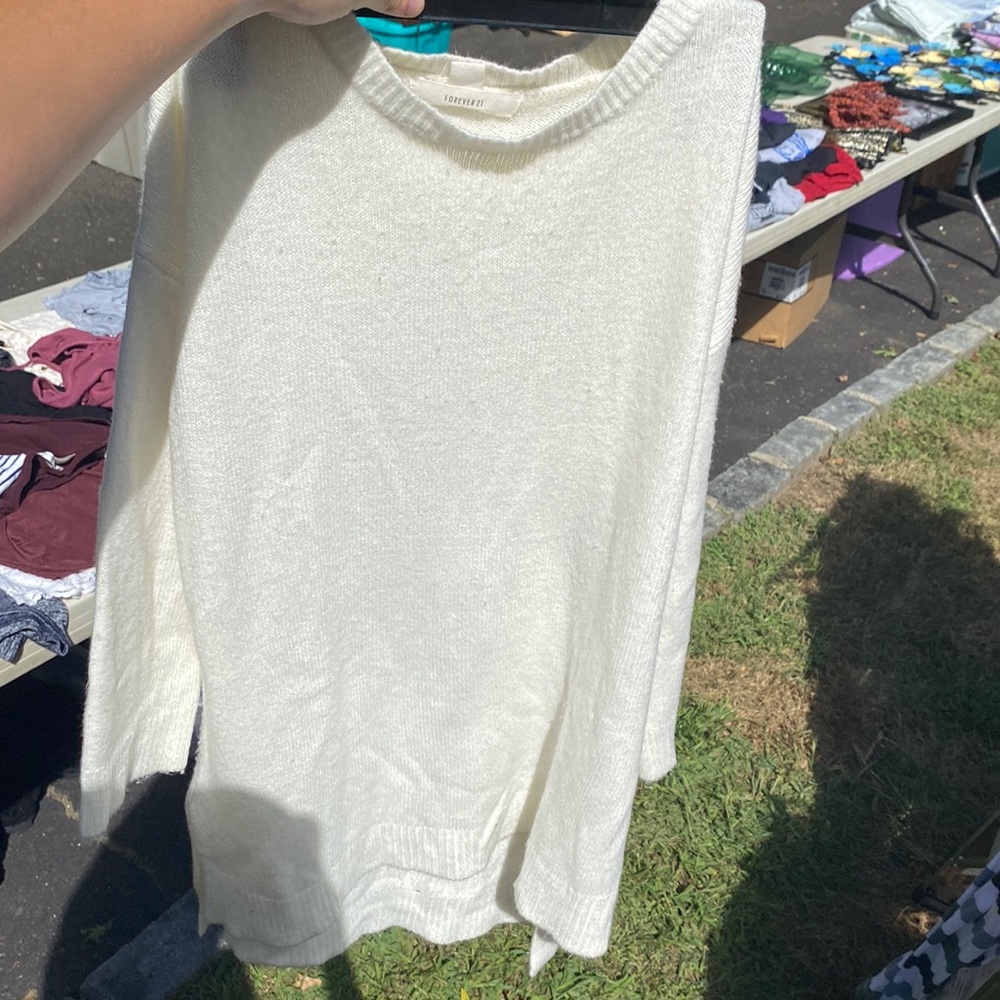 Cream woman’s sweater